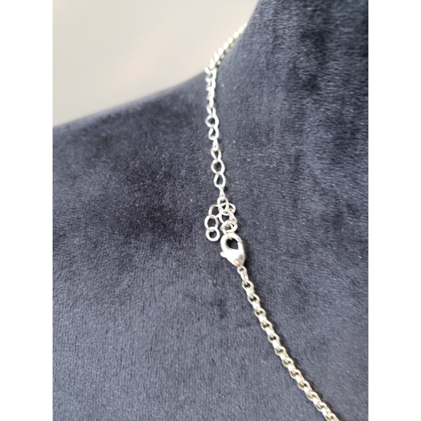 Women's Opal Statement Necklace White Crystal Gold Chain Lobster Clasp Elegant
