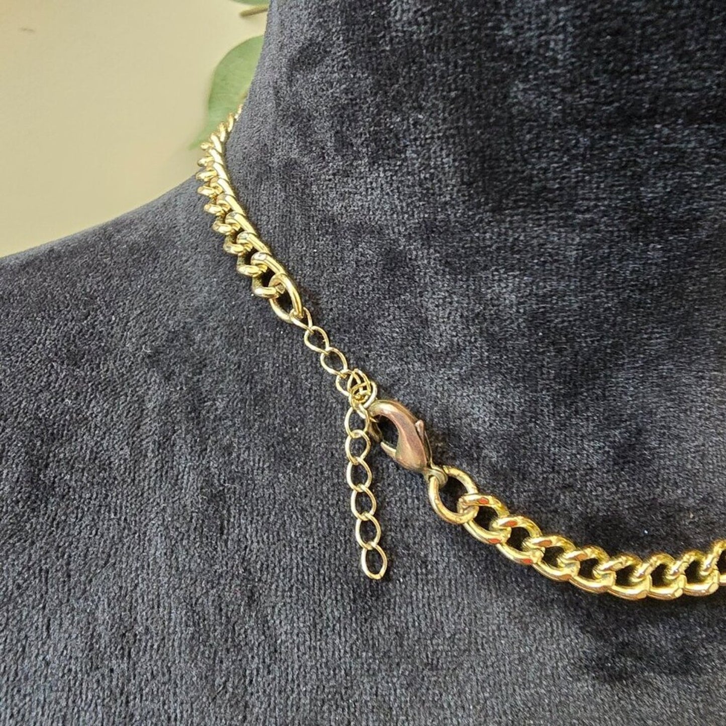 Womens Gold Tone Abstract Linear Cutout Metal Bib Necklace with Lobster Clasp