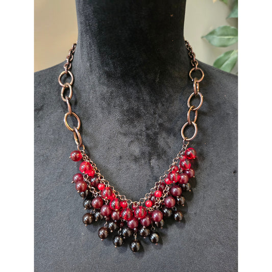 Women's Statement Beaded Necklace With Lobster Clasp By Coldwater Creek