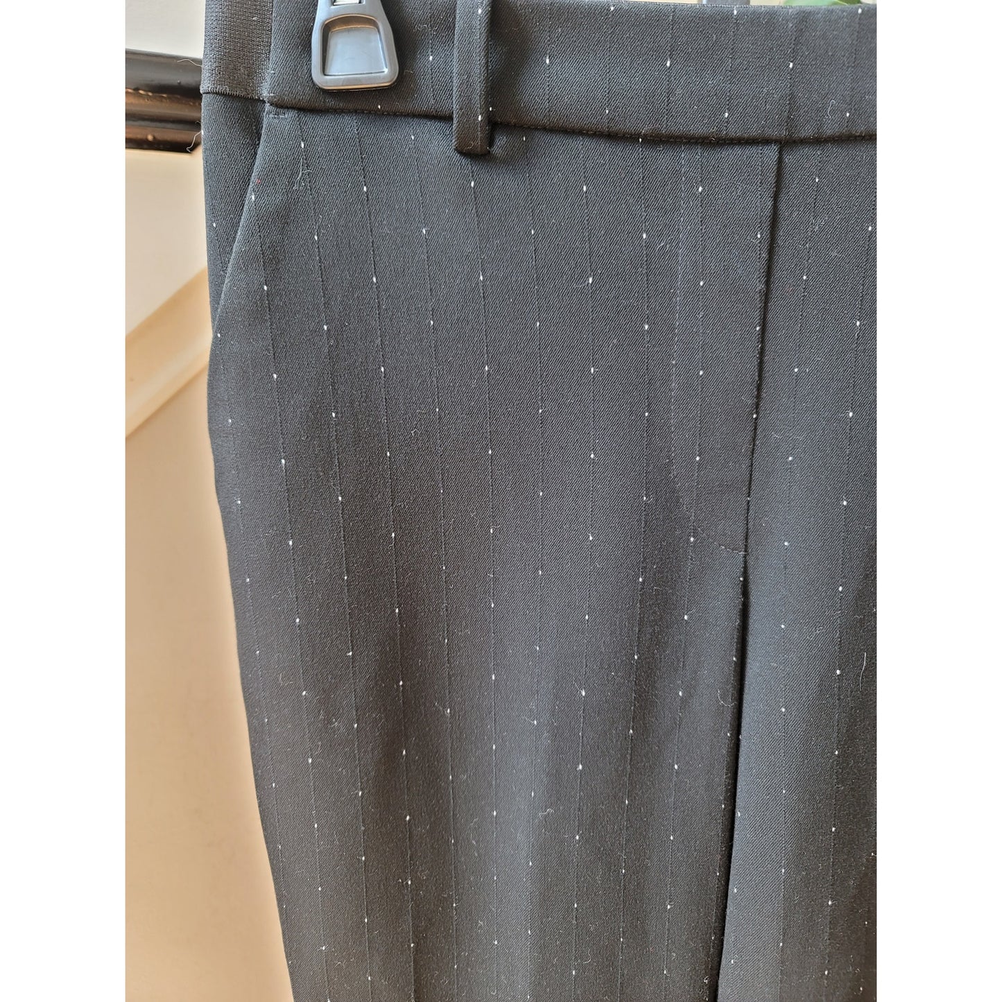 H&M Pants Women's Size Medium Black Stretch Slim Fit Work Trousers