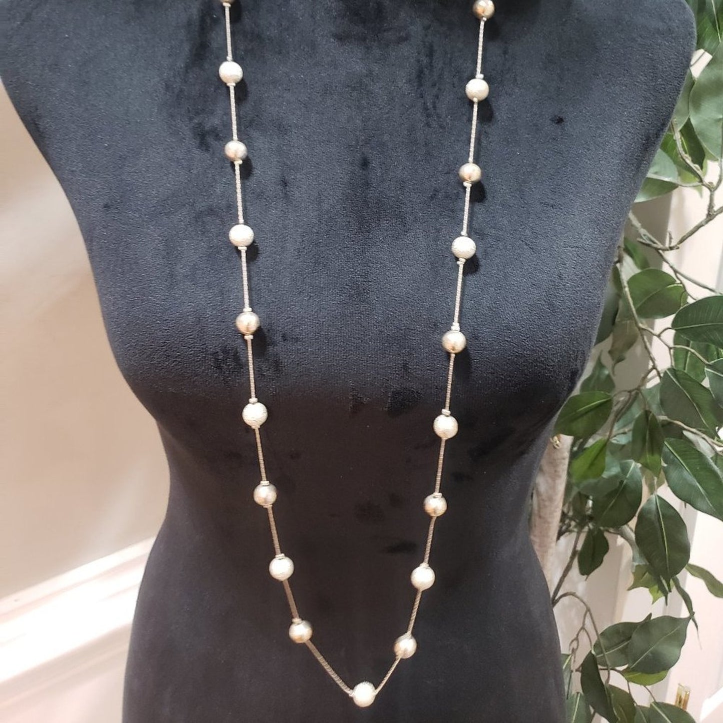 Womens Fashion Gold Faux Pearl Charm Pendant Chain Choker Necklace Lobster Clasp