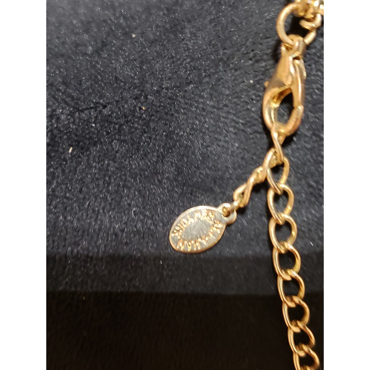 Ali Khan Womens 3 Strand Gold Tone Red Beads Aurora Borealis Necklace Jewelry