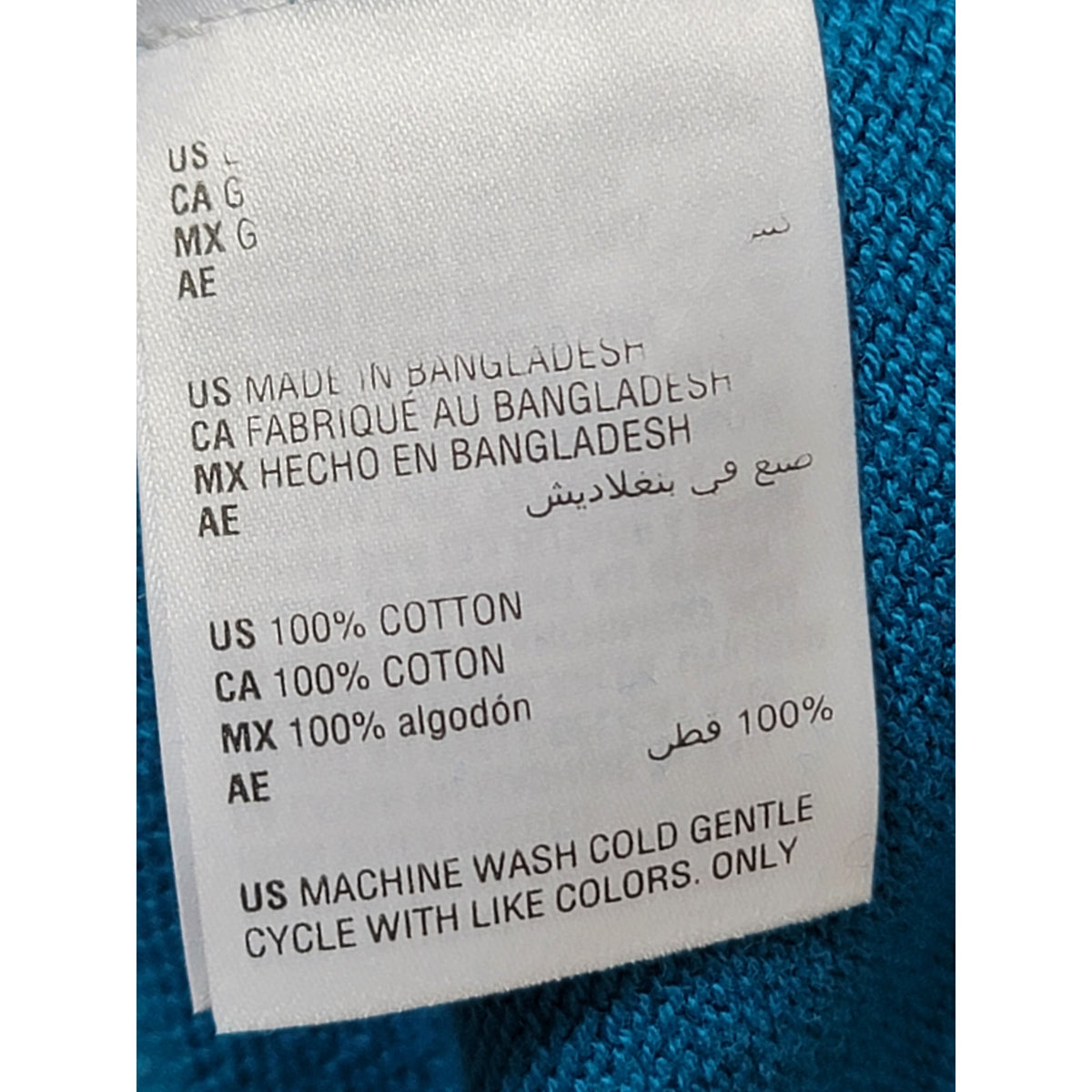 Club Room Sweater Men's Size Large Blue 100% Cotton Crew Neck Long Sleeves