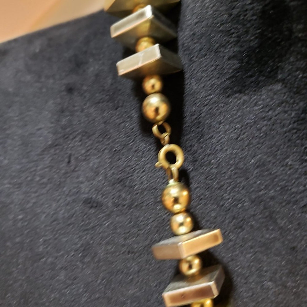 Womens Fashion Gold Tone Chain Various Gemstones Long Collar Necklace Jewelry