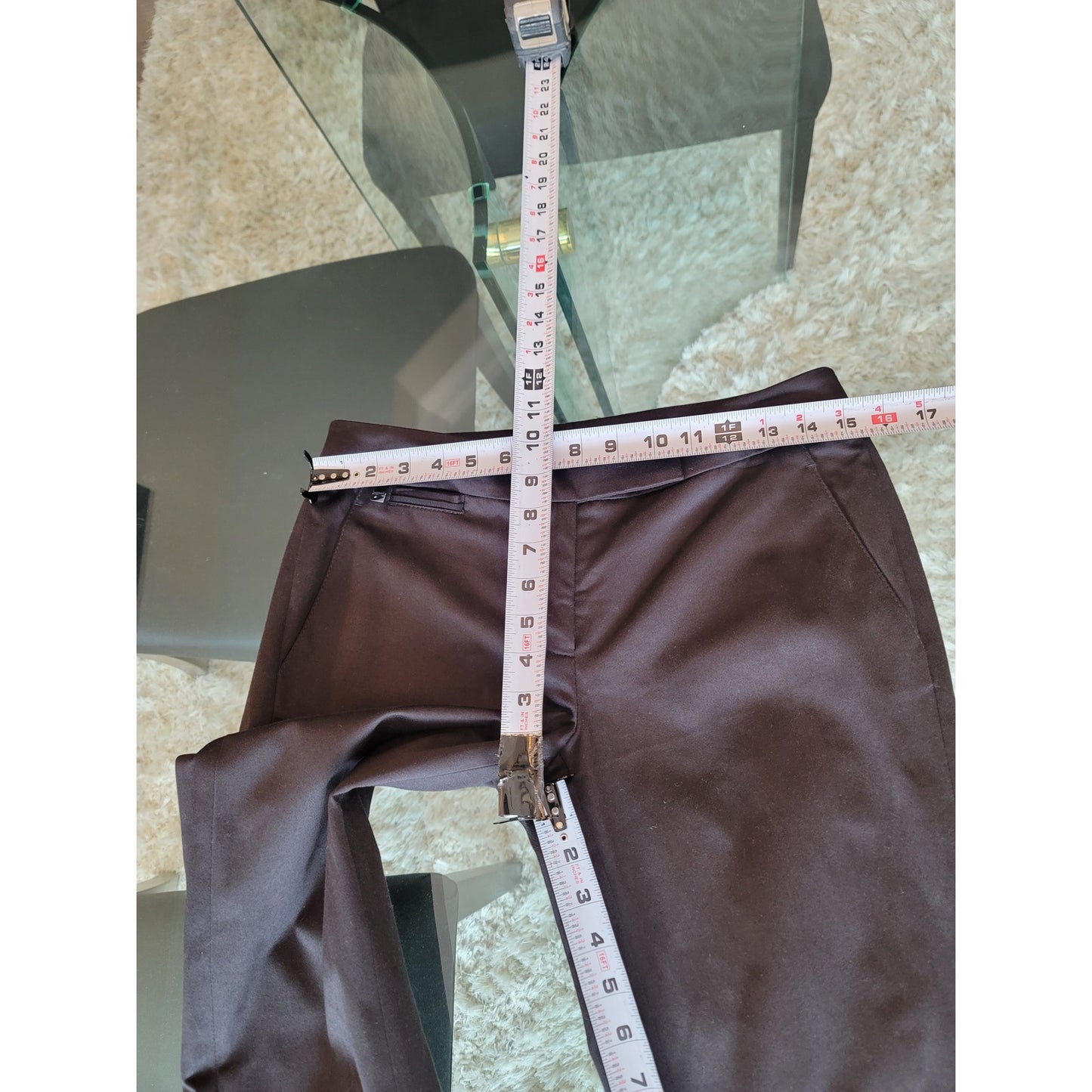 White House Black Market Pants Women's 4R Black Sleek Boot Stretch Work Trousers