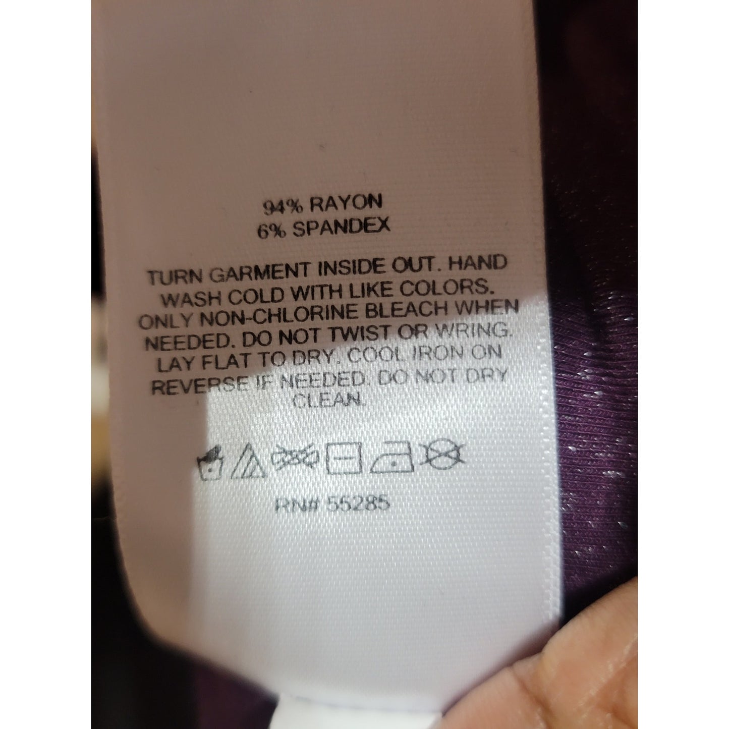 Express Top Women's Size Small Purple Long Sleeves Wrap Stretch Blouse