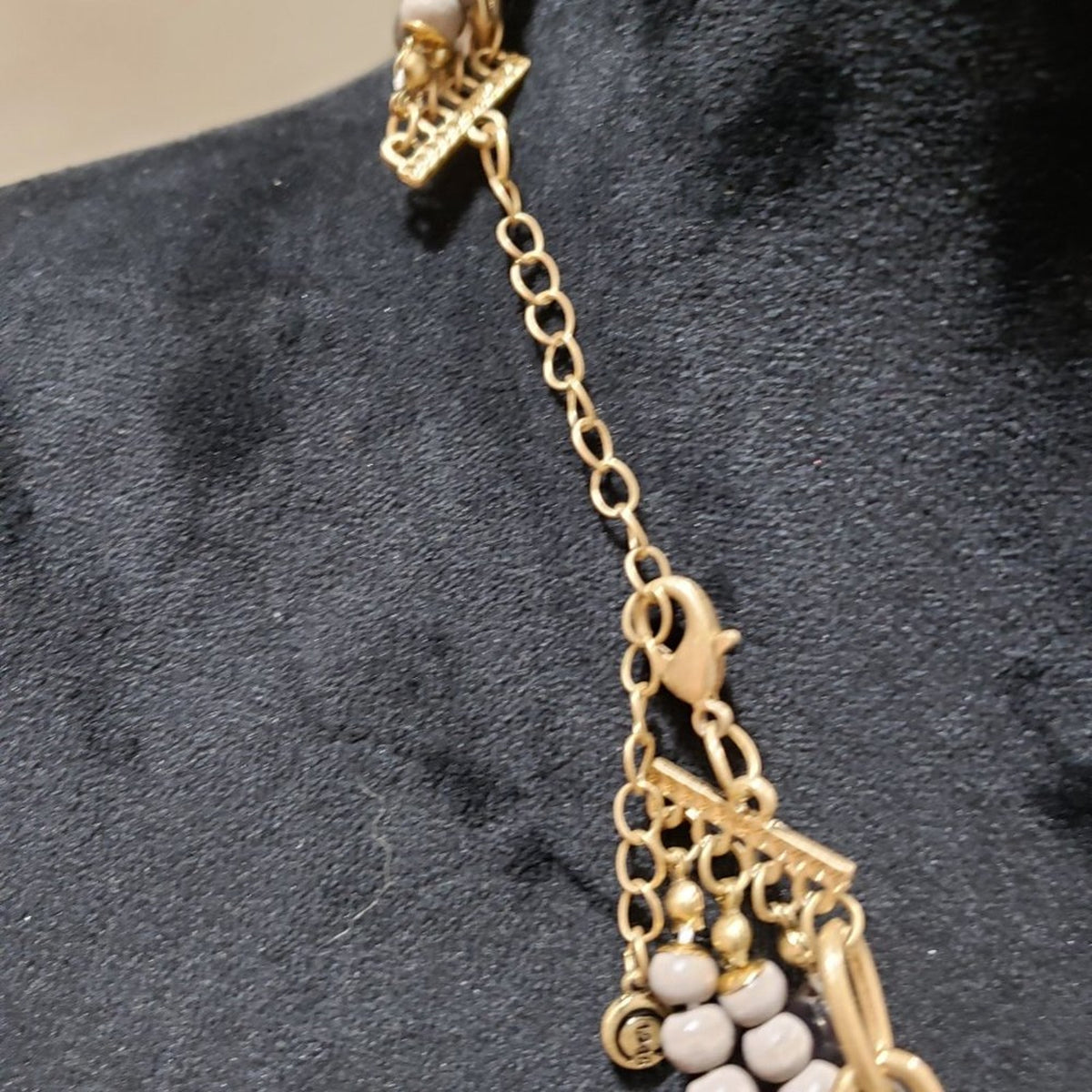 Womens Fashion Multistrand Multicolor Rhinestones Beaded Necklace with Lobster`