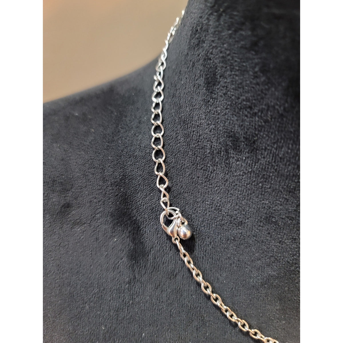 Women's Silver Tone Statement Bib Necklace Layered Hammered Discs Chain