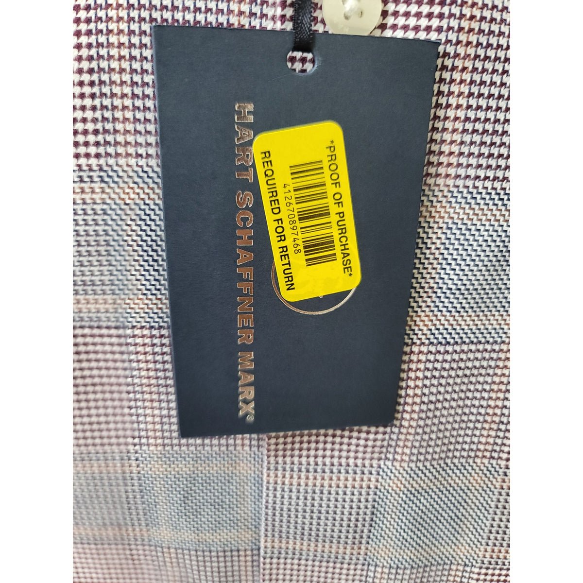 Hart Schaffner Marx Button Down Shirt Men's Size X-Large Multicolor 100% Cotton