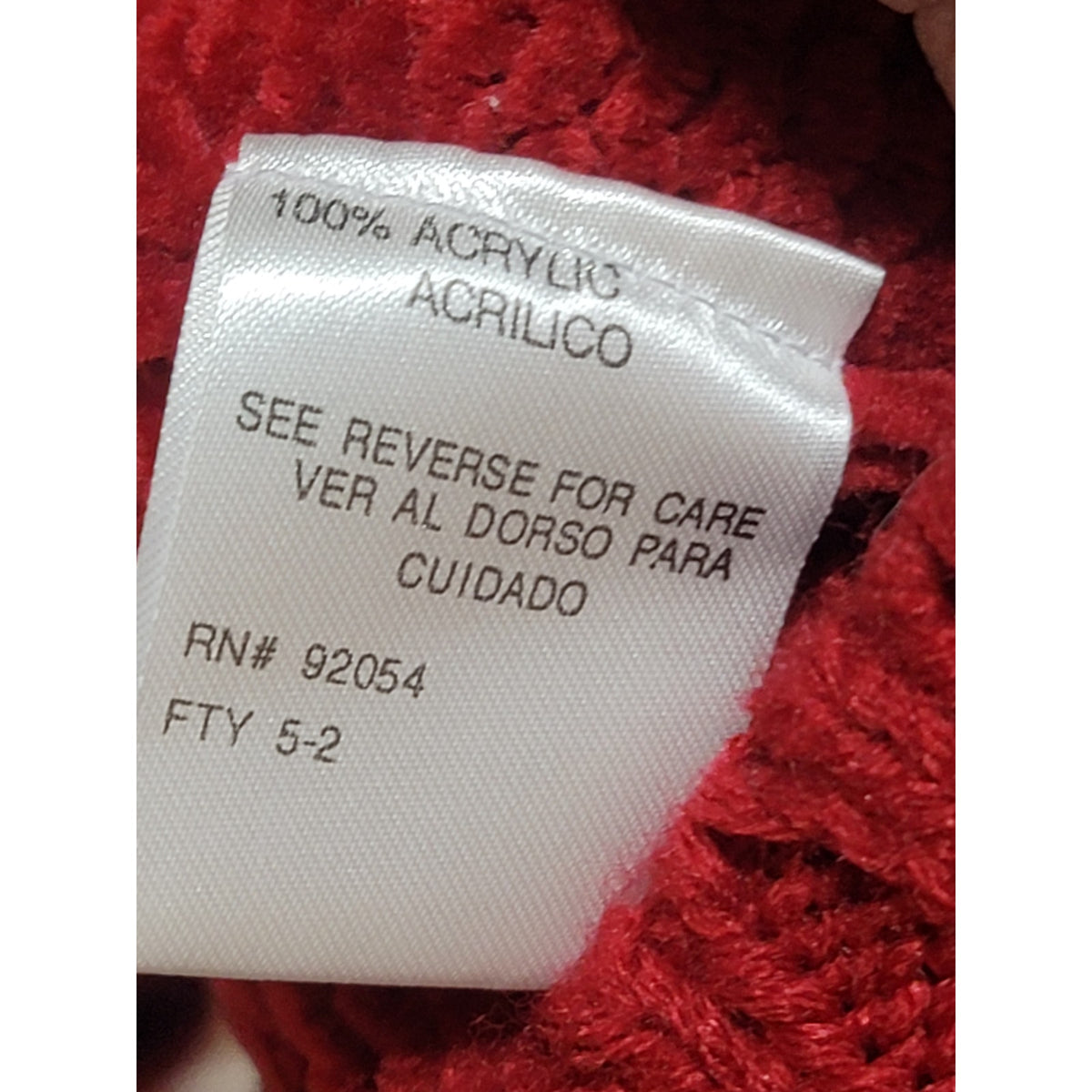 Carolyn Taylor Cardigan Sweater Women's Small Red Ribbed Collar Front Zipper