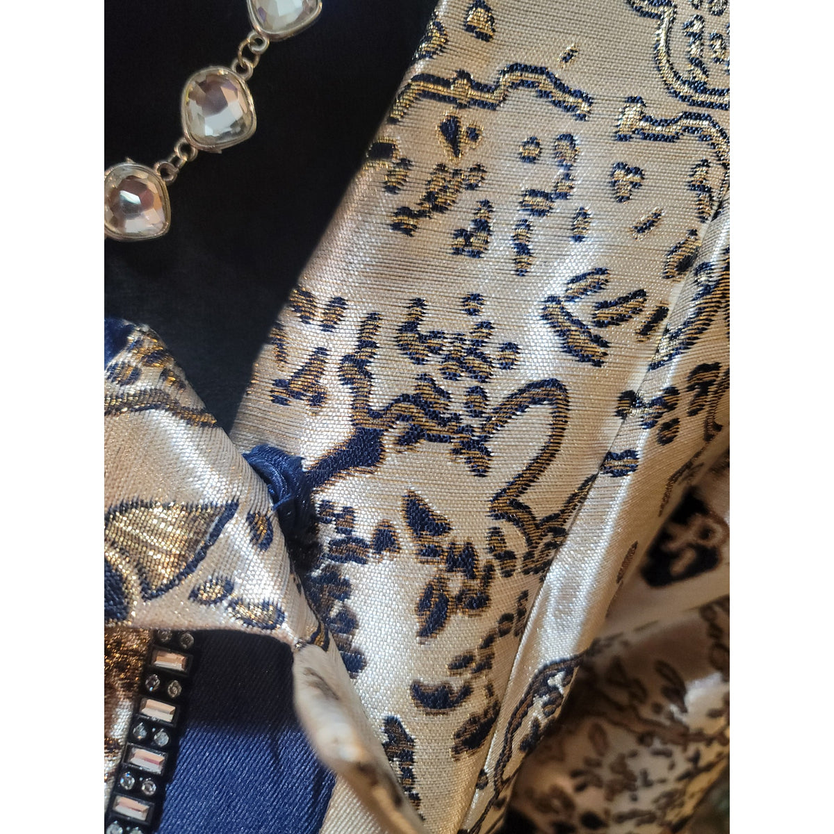 Especially Yours Dressy Jacket Women's Size 18 Multicolor Rhinestone Fully Lined