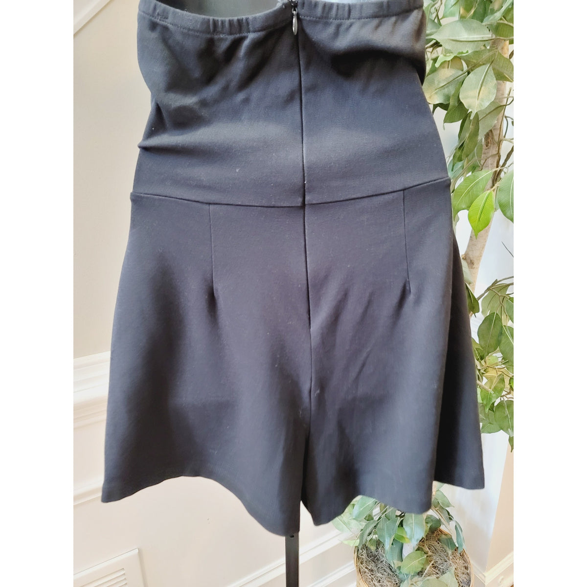 MYSTIC Jumpsuit Romper Women's Size Small Black White Casual Summer Outfit
