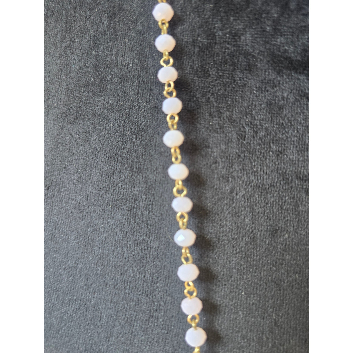 Long Pink Beaded Tassel Pendant Necklace Rhinestone Statement Fashion Jewelry