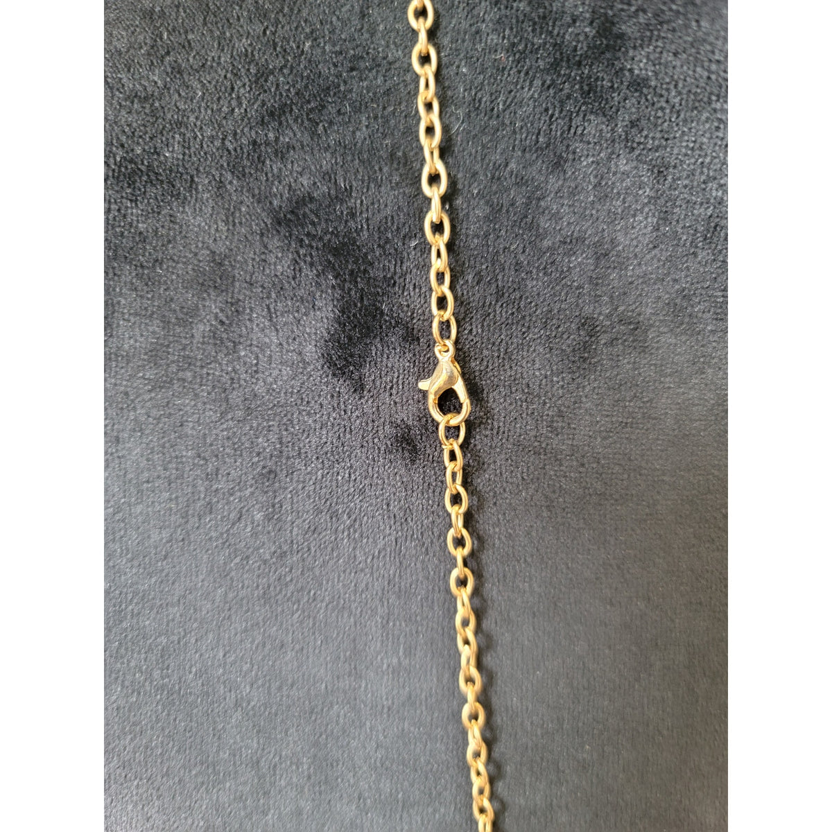 Women's Gold Chain Necklace With Rectangle Leopard Print Pendant Fashion Jewelry