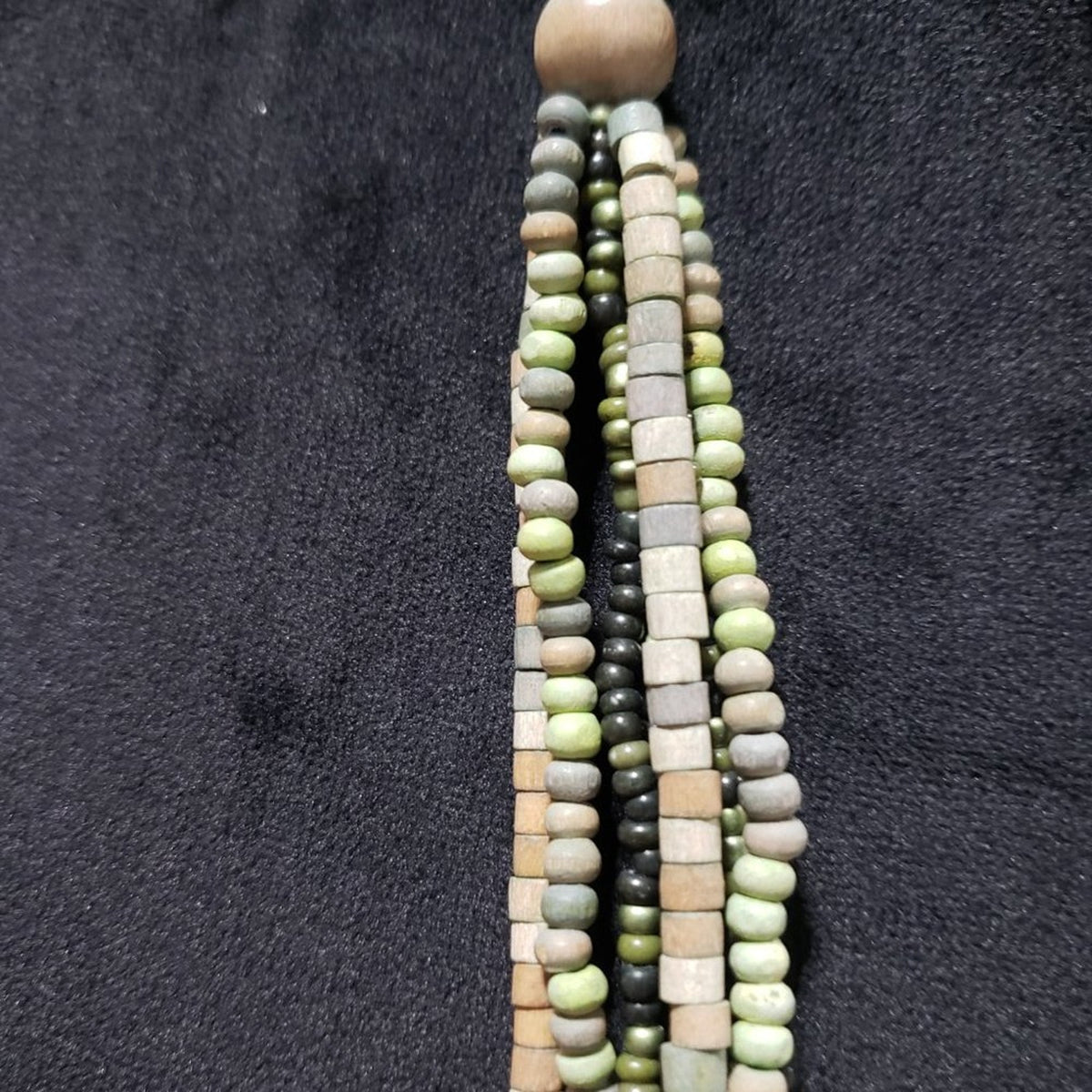 Women's Fashion Elegant Multi Strand Layered Colorful Beaded Long Necklace