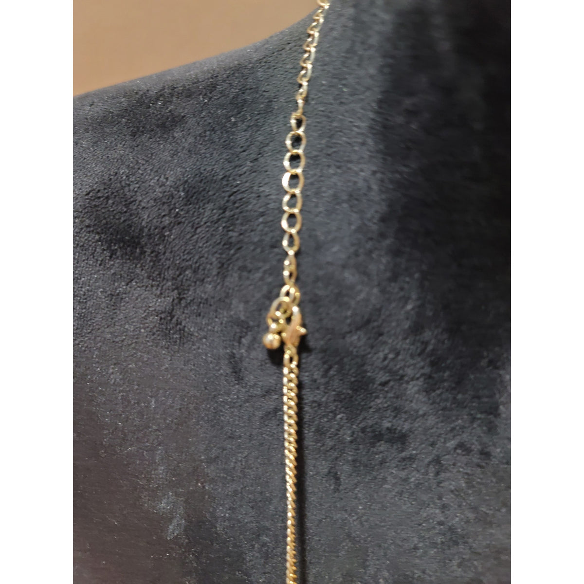 Women's Gold Tone Statement Necklace Multicolor Teardrop Pendant Fashion Jewelry