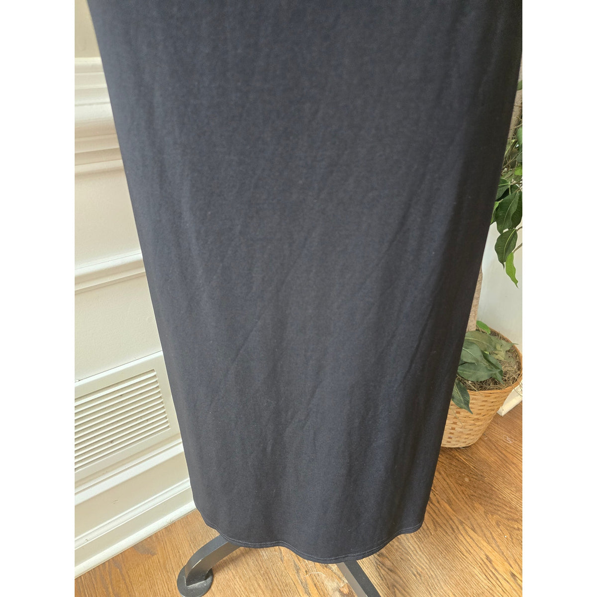 Madison Leigh A-Line Dress Women's Size 18W Black/White Scoop Neck Sleeveless