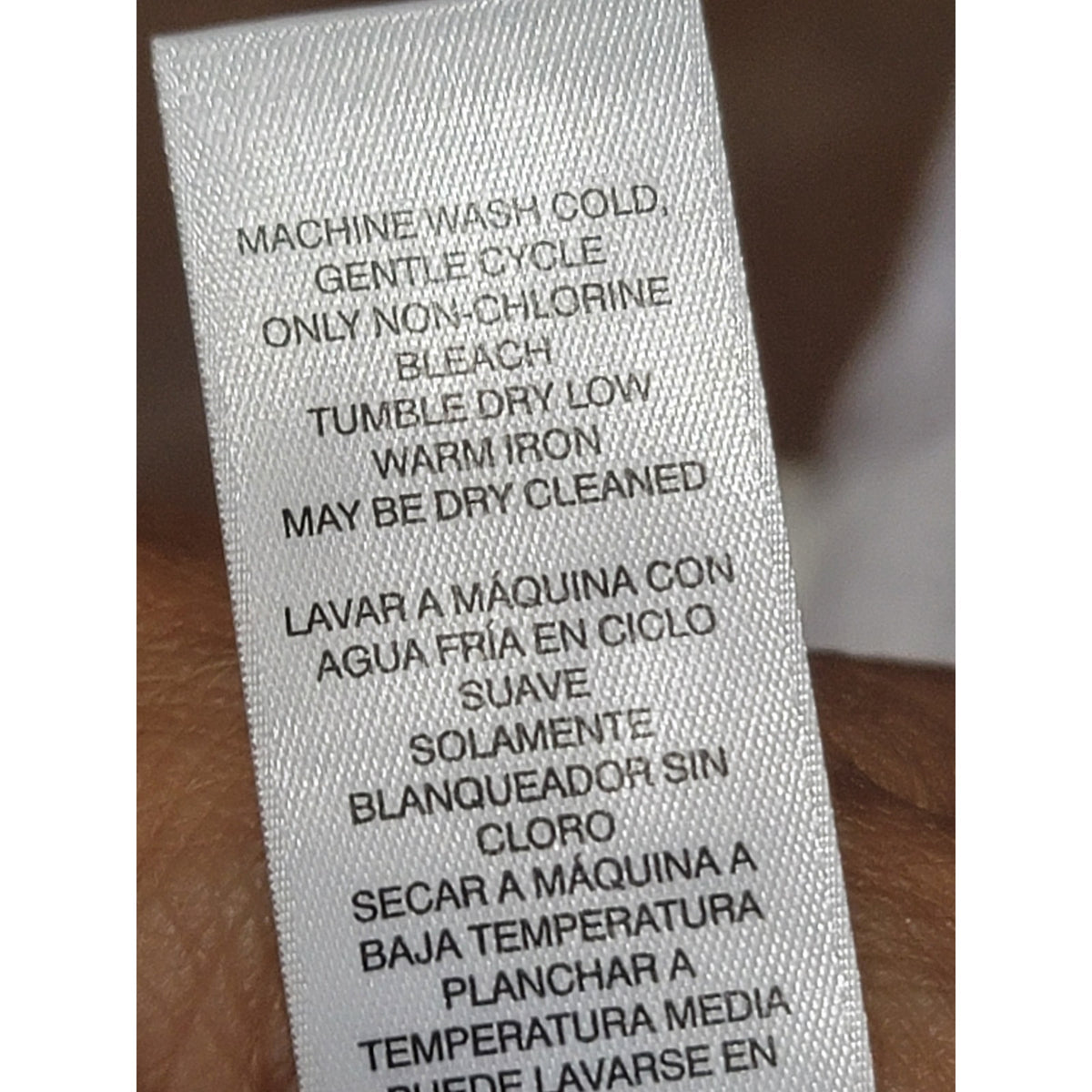 Chico's Ultimate Blouse Women's L White Cotton Crew Neck 3/4 Sleeve Pullover Tee