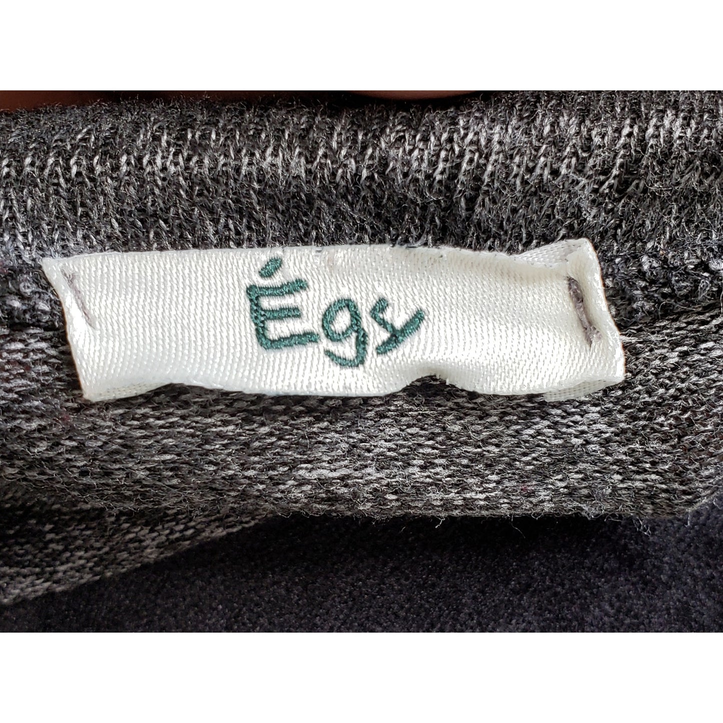 Egy Twofer Sweater Women's Medium Gray Trim Tatran Drop Shoulder Pullover
