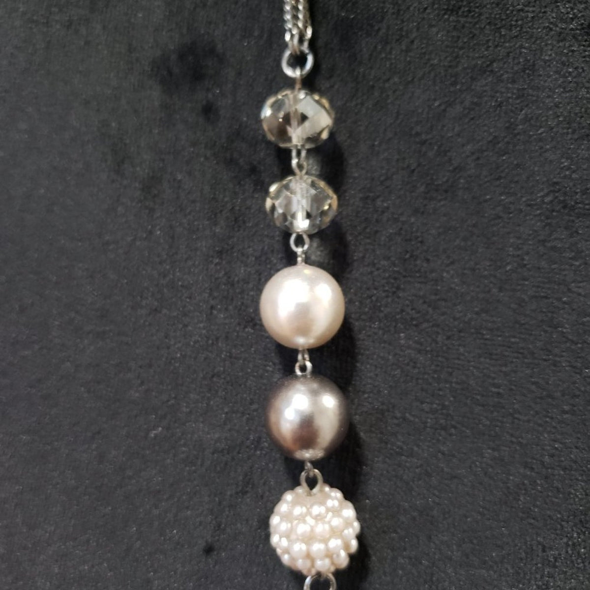 Womens Fashion Multi Beaded Teardrop Necklace Jewellery with Lobster Clasp