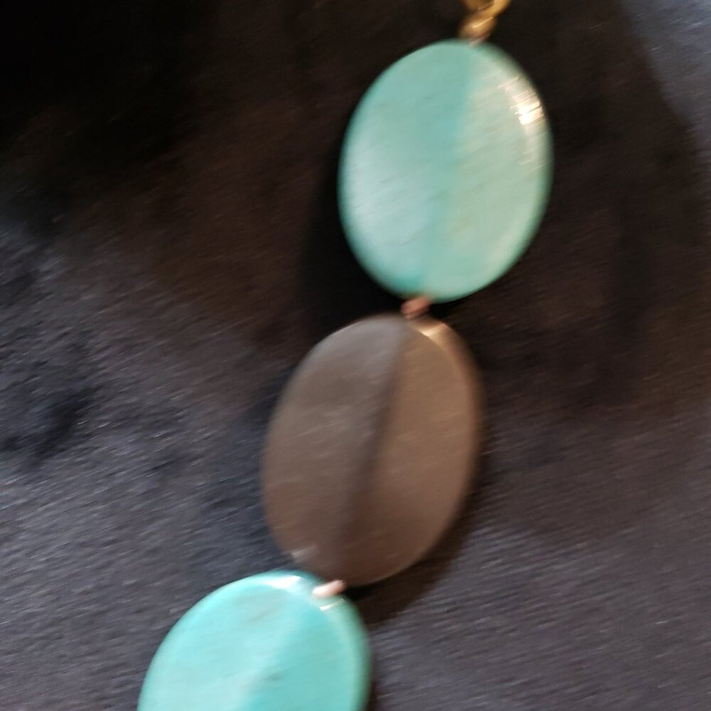 Womens Fashion Multicolor Acrylic Disc Bead Collar Necklace with Lobster Clasp