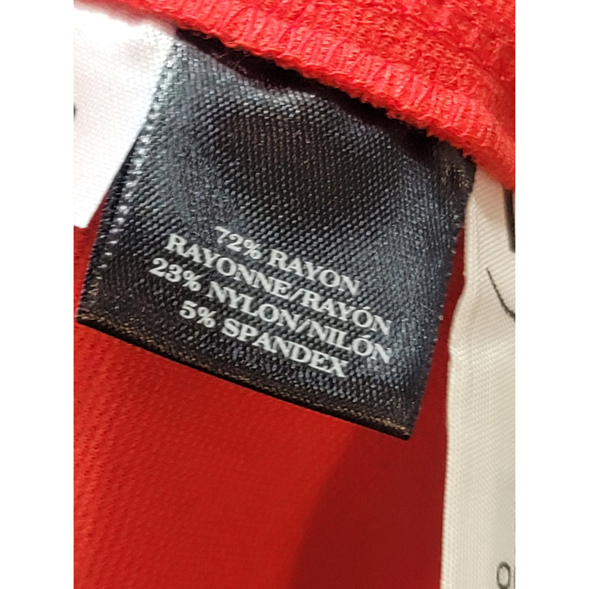 Ann Taylor Pencil Skirt Women's Size 10 Red High Waist Back Zipper Straight Fit