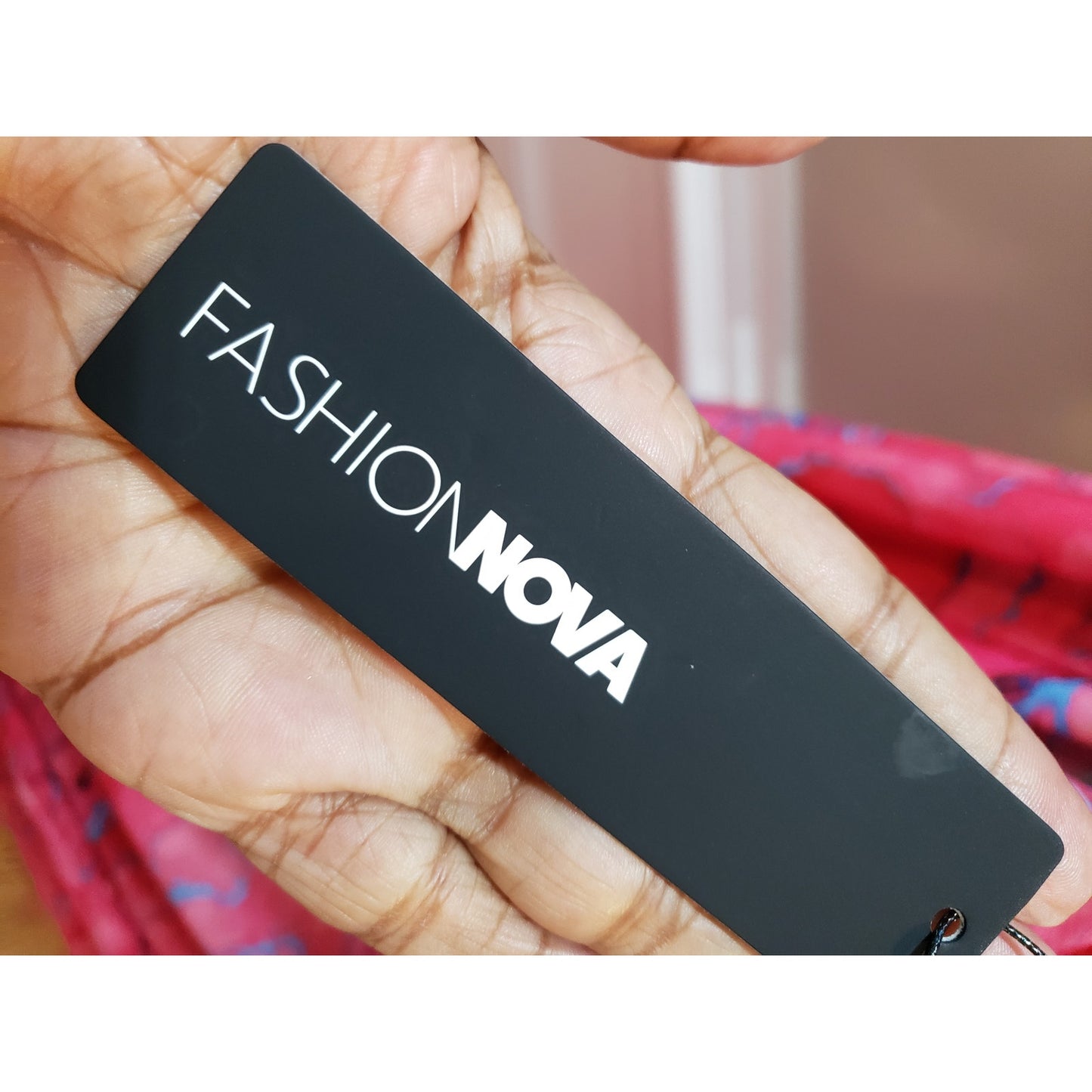 Fashion Nova Callie Maxi Dress Womens 2X Pink Empire Waist Pleated Cross Back