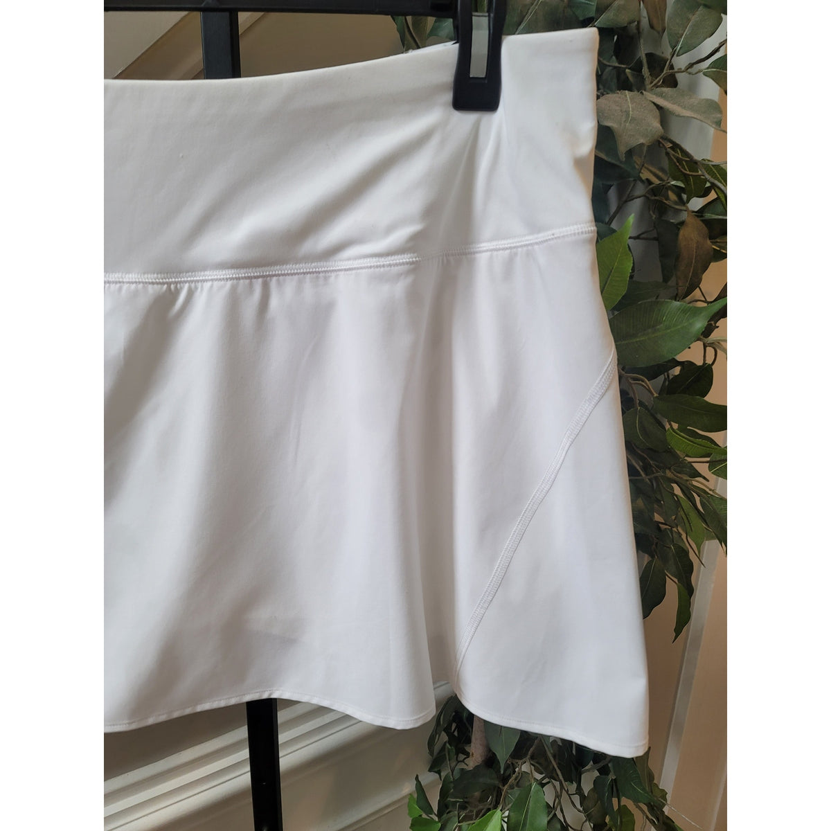Calia Golf Skort Women's Size XL Pure White Pleated Mid-Rise 4-Way Stretch