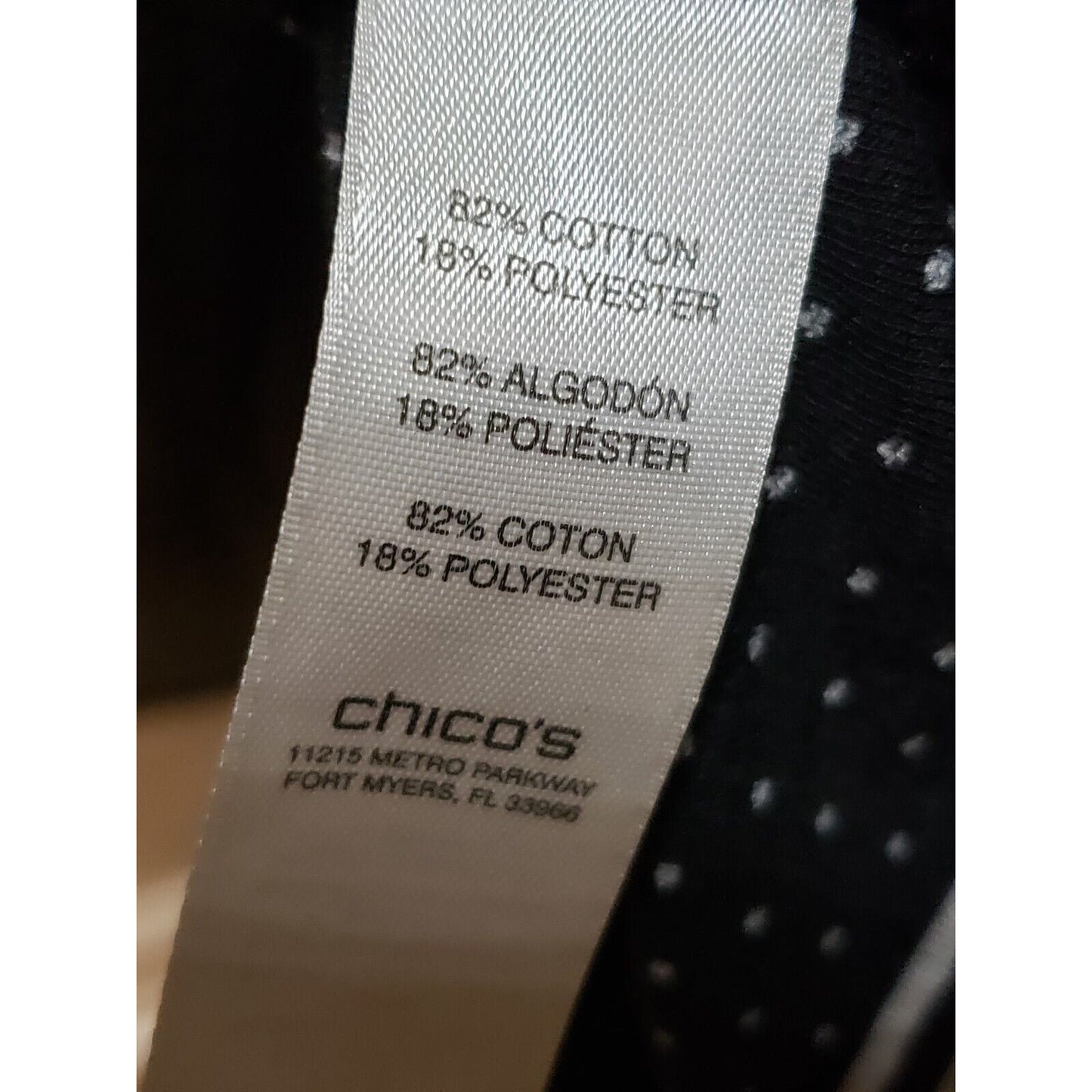 Weekends by Chico's Women's Black White Striped Long Sleeve Cowl Neck Sweater 1M