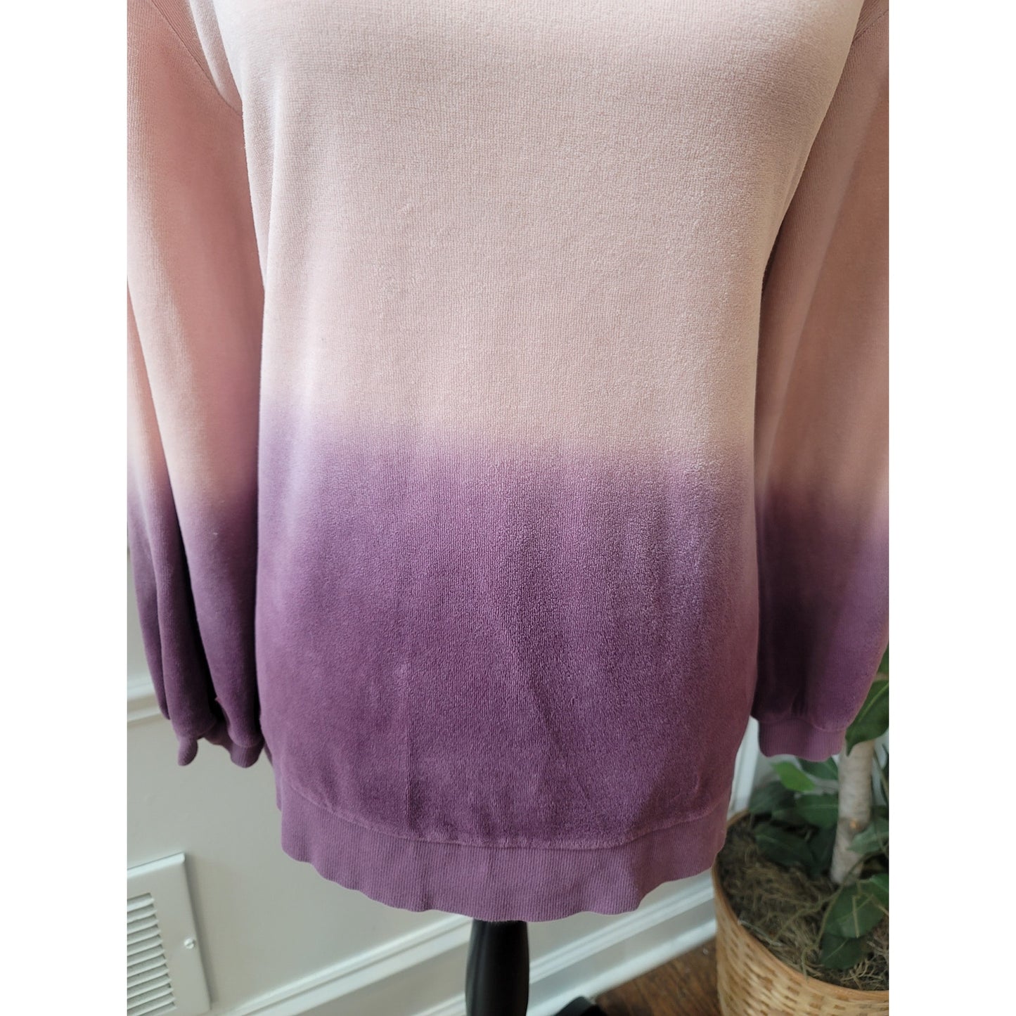 Matilda Jane Sweater Women's Size S Pink Purple Ombre Long Sleeve Knit Pullover