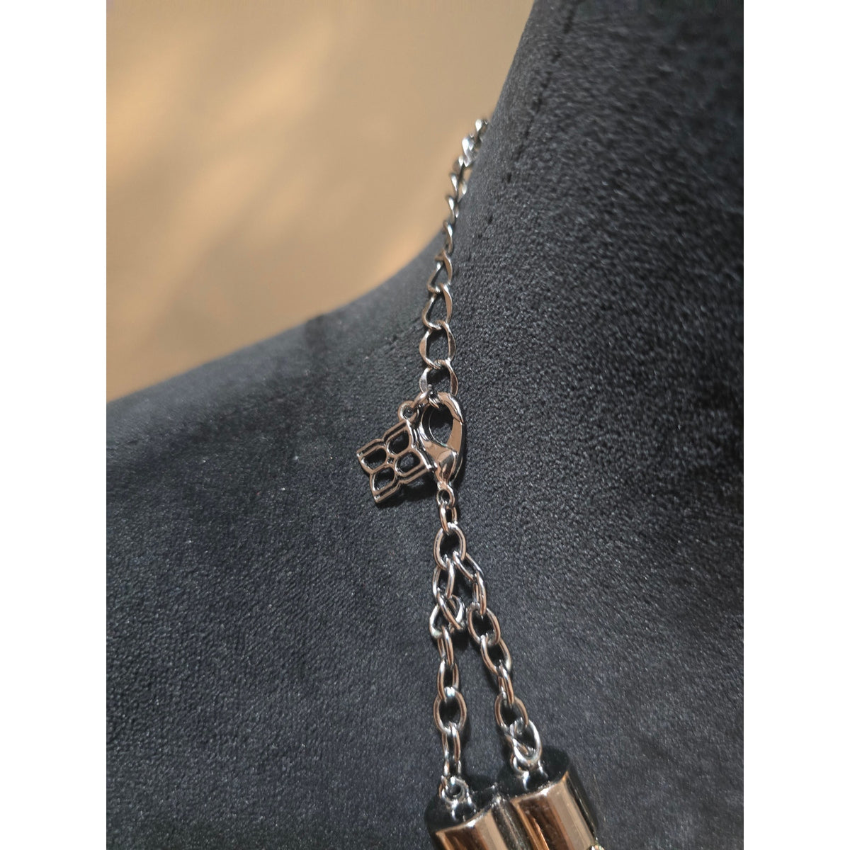 Women's Silver Tone Multi-Chain Layered Necklace Statement Fashion Jewelry Gift