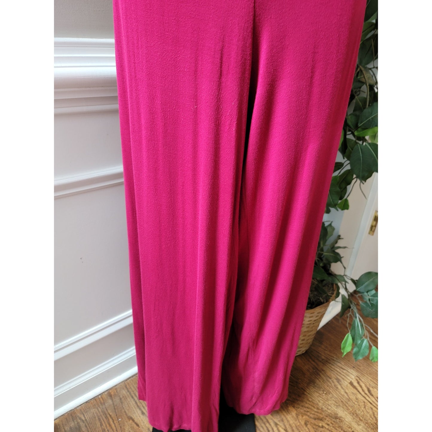 Bar III Romper Women's XL Pink Sleeveless Twist Front Keyhole Rayon Spandex