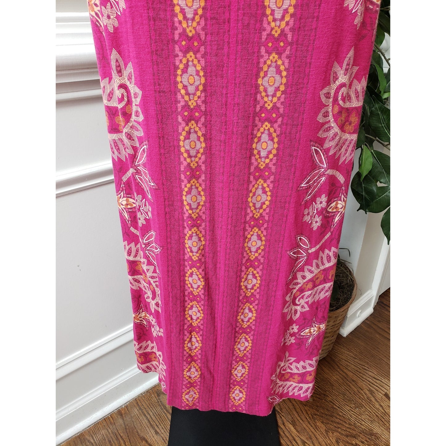 Sonoma Long Maxi Dress Women's Size Medium Purple Strap Round Neck Sleeveless