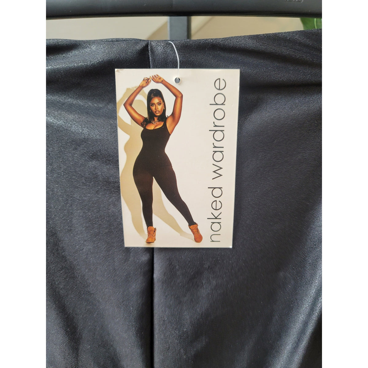Naked Wardrobe Pencil Skirt Women's Medium Black Fully Lined Back Slit Stretch