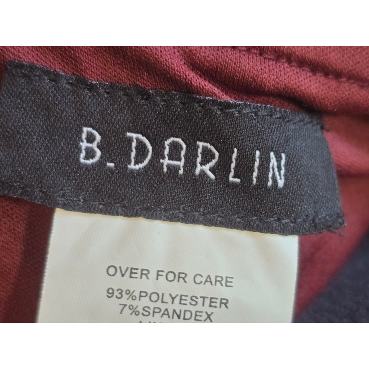 B. Darlin Mini Dress Women's Chest Small Red Sequin Open Back Spaghetti Straps