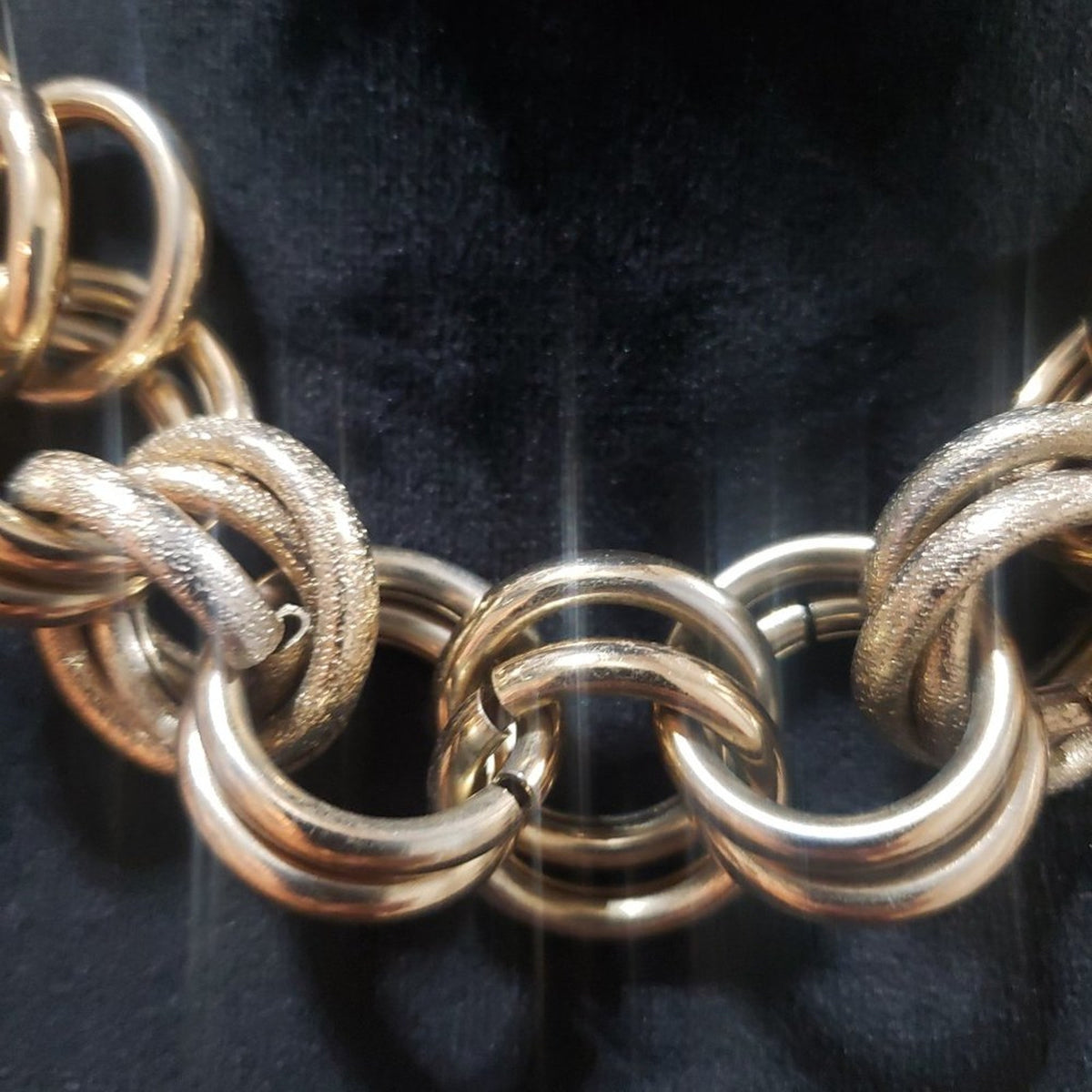 Womens Fashion Chunky Gold Chain Choker Necklace Jewellery w/ Lobster Clasp