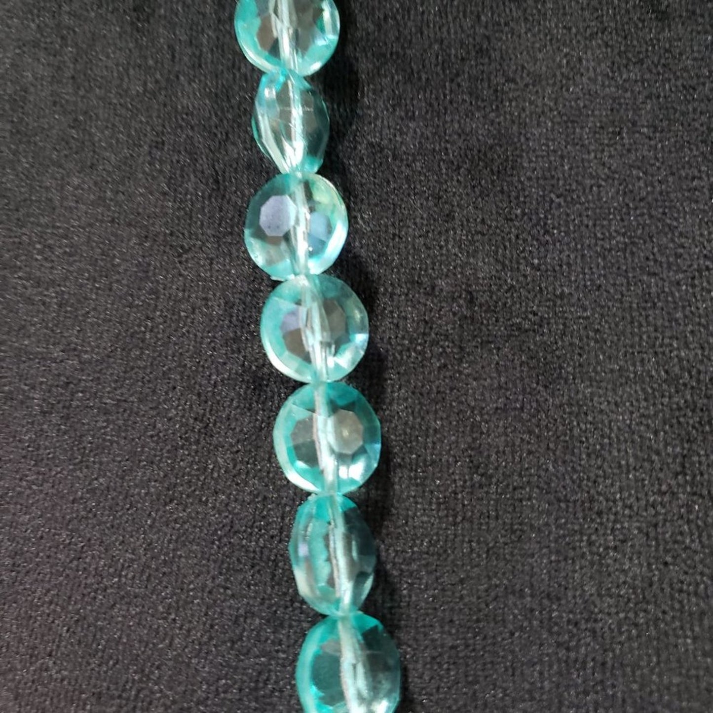 Mint Womens Fashion Crystal Beaded Long Statement Necklace Jewelry Adjustable