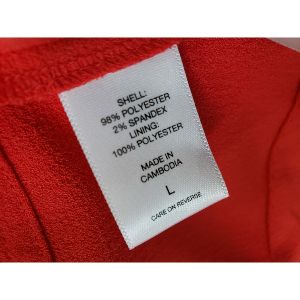 7th Avenue 2 Piece Suit Womens L/14 Red Pockets Slim Fit Notch Lapel Tie Waist