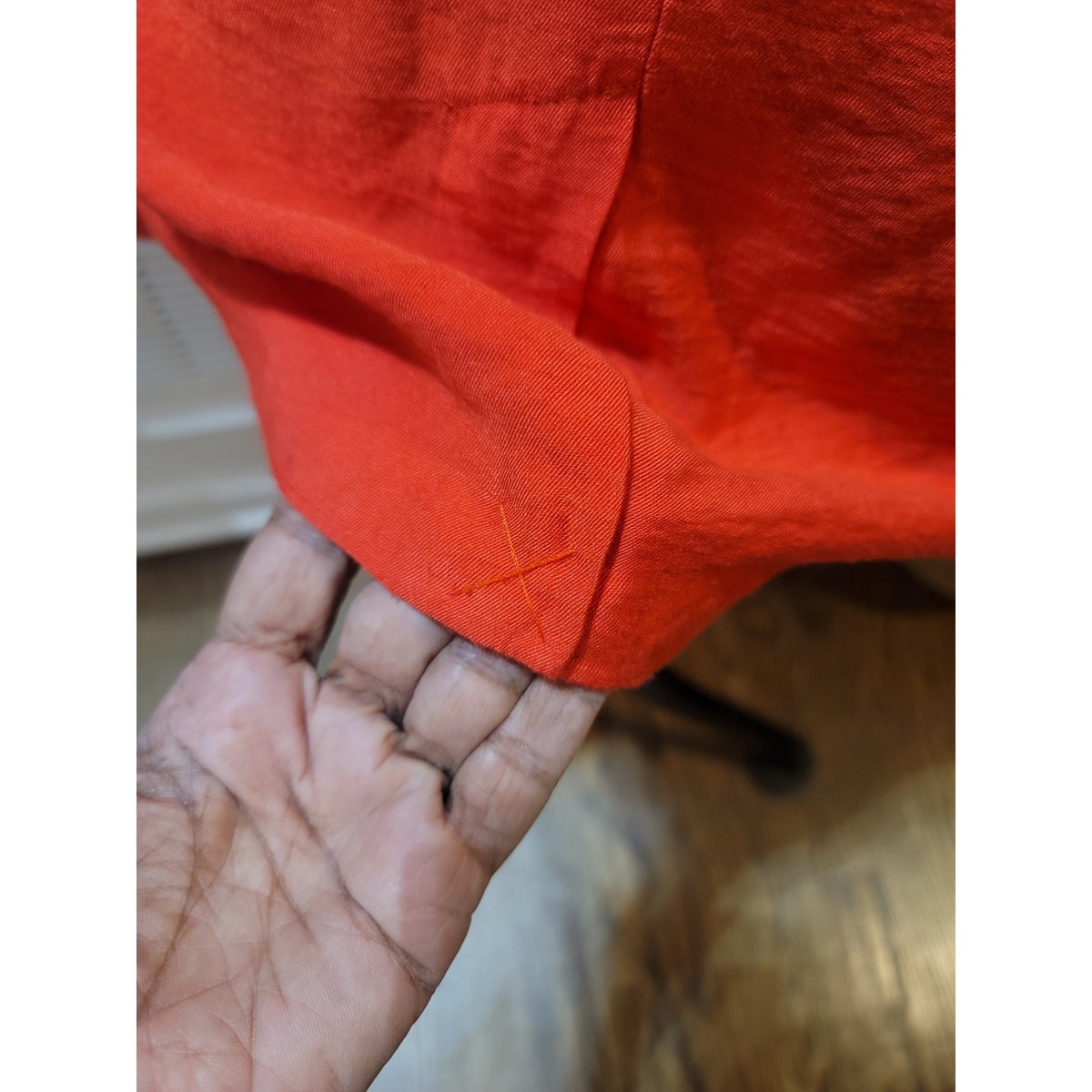 BCBGeneration Work Jacket Women's SZ XS Orange Asymmetric Zip Long Sleeve