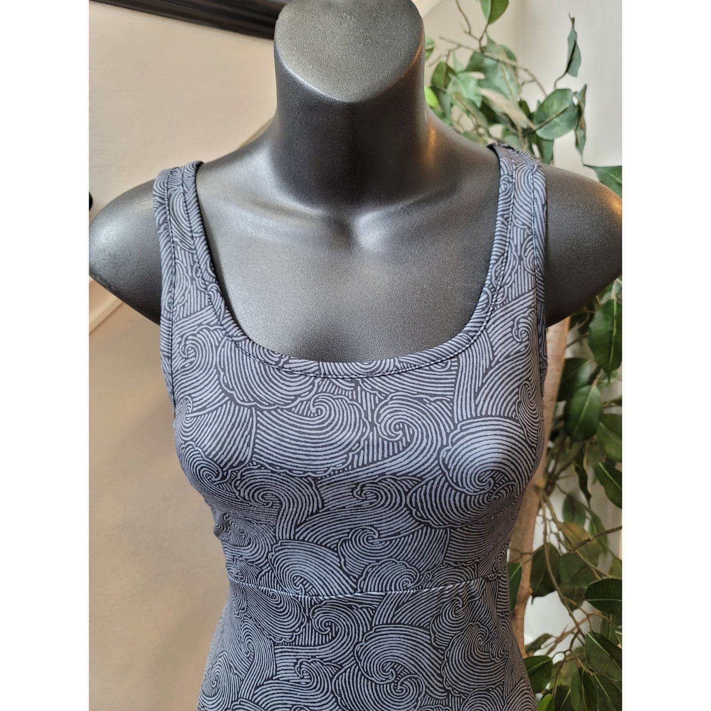 Columbia Dress Women S-P Gray Sleeveless Maxi Performance Fishing Gear