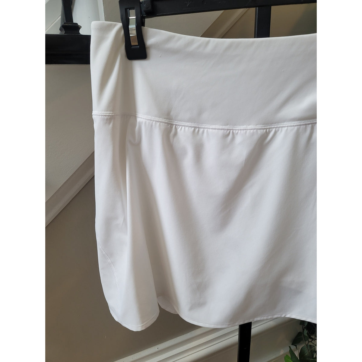 Calia Golf Skort Women's Size XL Pure White Pleated Mid-Rise 4-Way Stretch