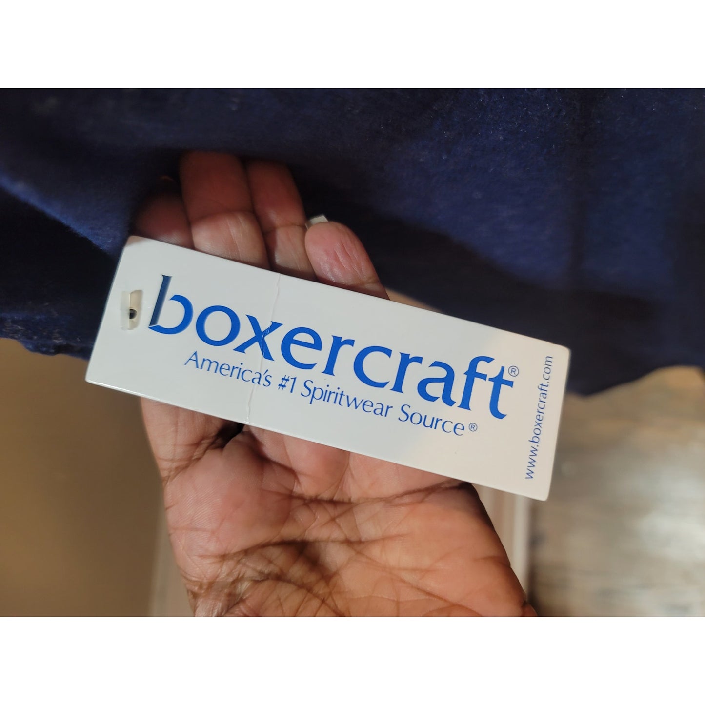 Boxercraft Pullover Hoodie Women XS Blue Long Sleeve Cowl Neck Pocket Lounge