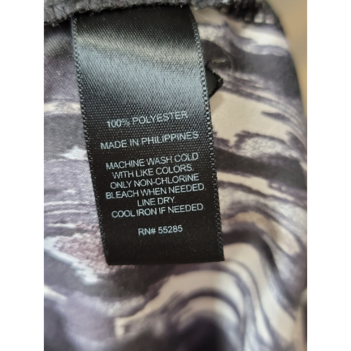 Express Dress Women S-P Black White Printed V Neck Short Sleeve Casual
