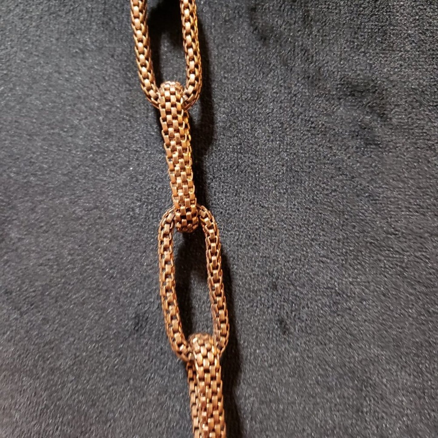 Women Fashion Gold Tone Square Multi Chain Link Collar Necklace w/ Lobster Clasp