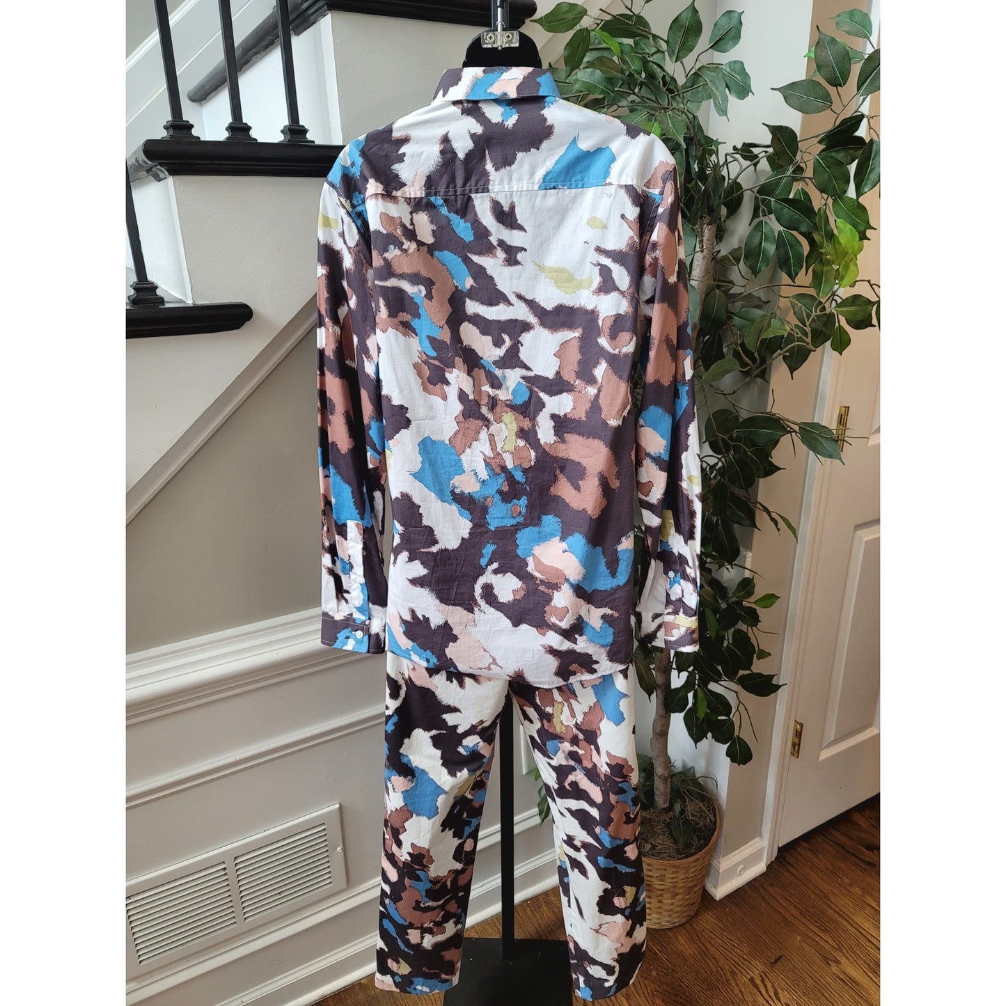 INC International Concepts 2 Piece Suit Womens Size Small Multicolor Long Sleeve