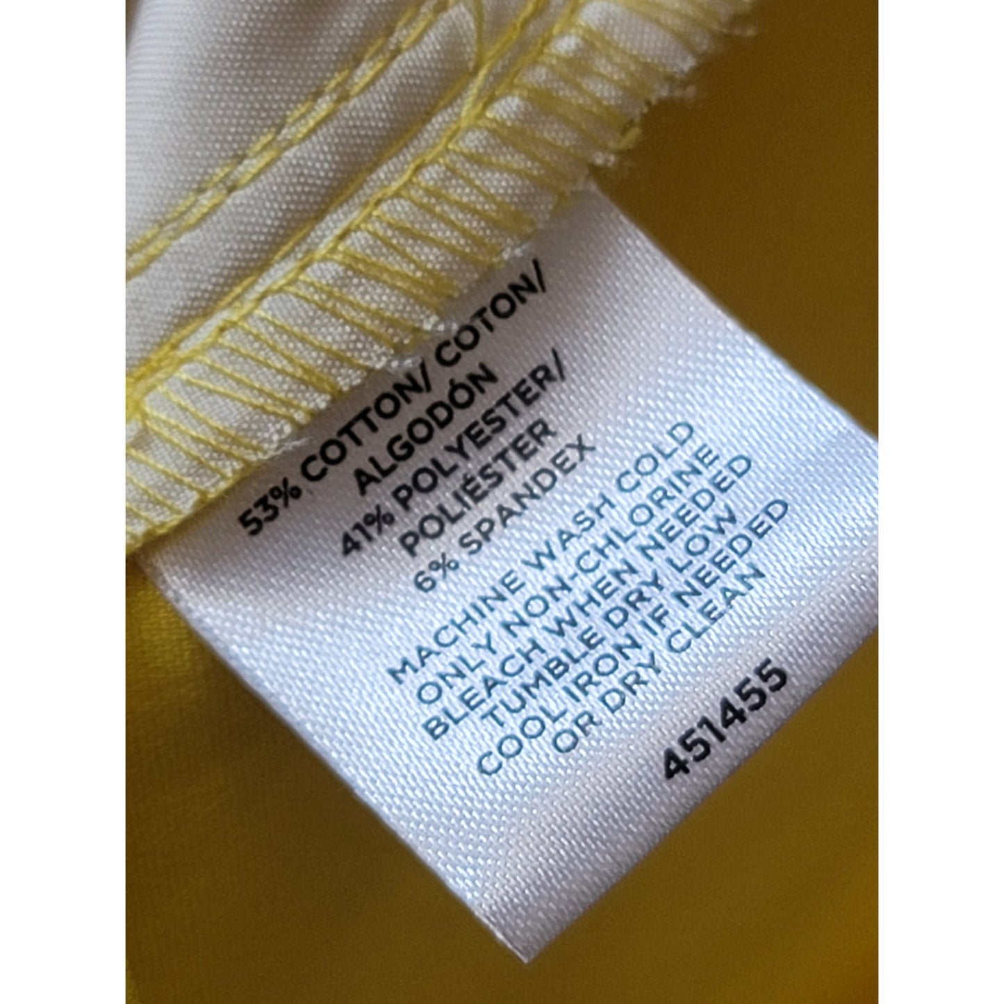 LOFT Skinny Ankle Pants Women's Size 4 Yellow Modern Fit Stretchy Trousers