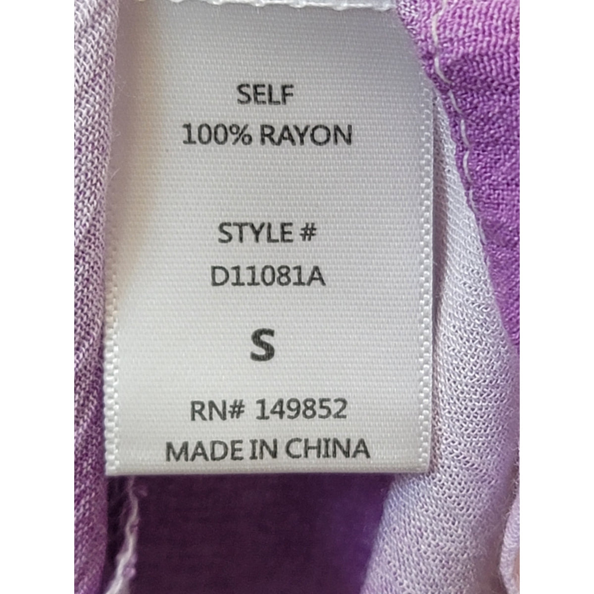 Love In Ombre Boho Maxi Dress Women's Size Small Multicolor 100% Rayon V-Neck