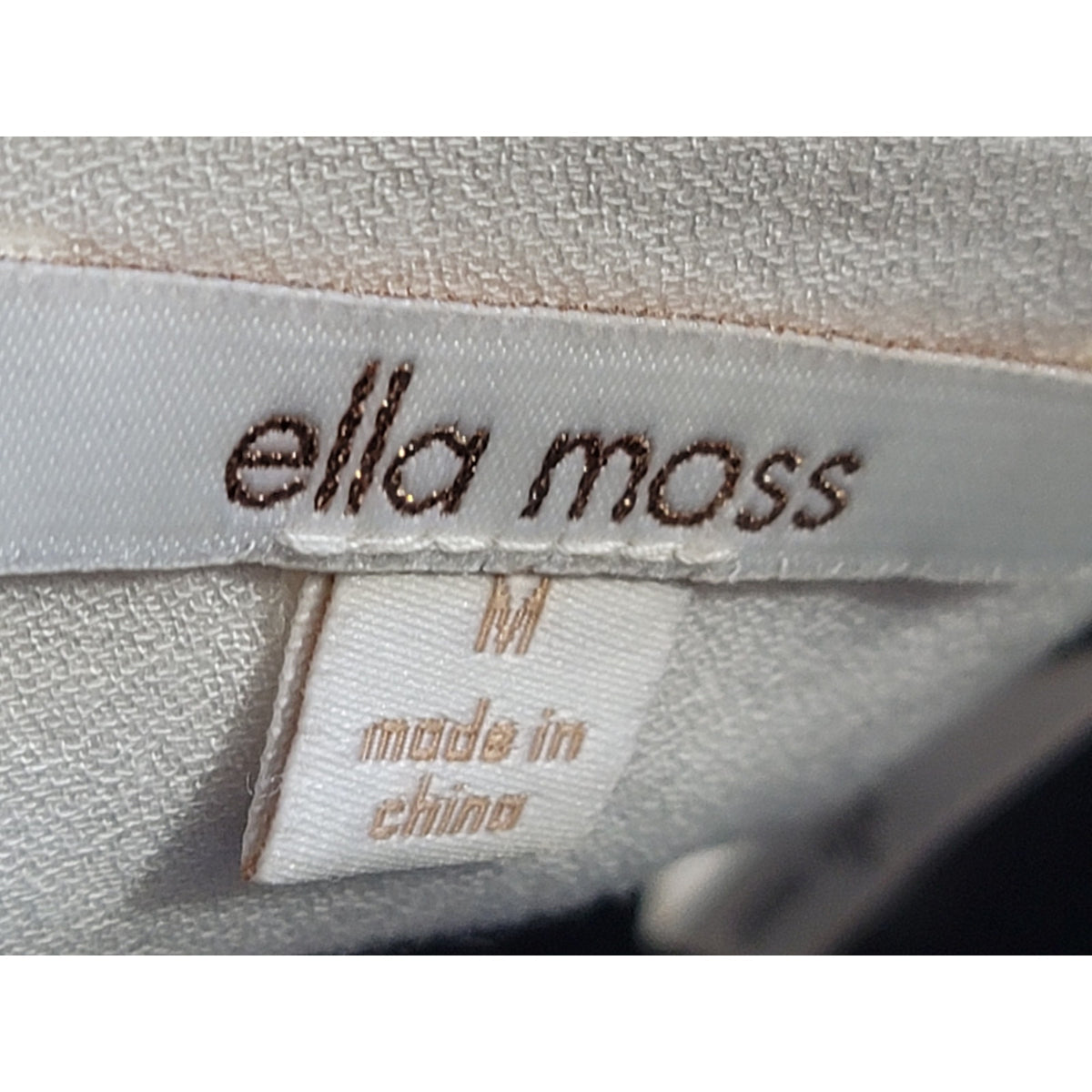 Ella Mass Lilita Strapless Maxi Dress Womens Size Medium White Lace Fringe Party