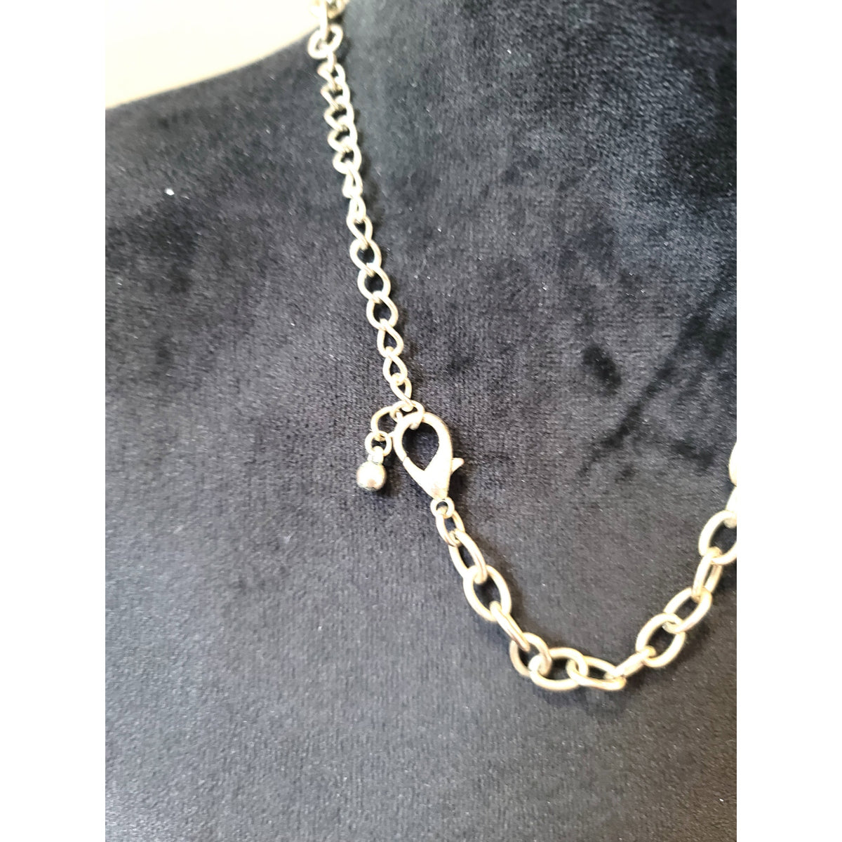 Women's Boho Statement Coin Bib Necklace Antique Silver Lobster Clasp Tribal