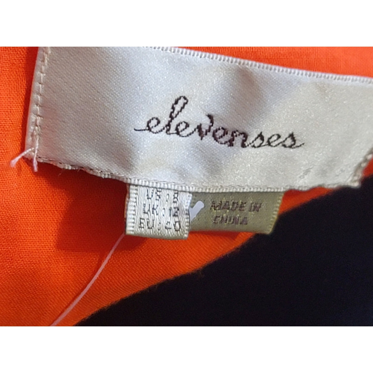 Anthropologie Elevenses Jumpsuit Women's Size US 8 Orange Halter Wide Leg Romper